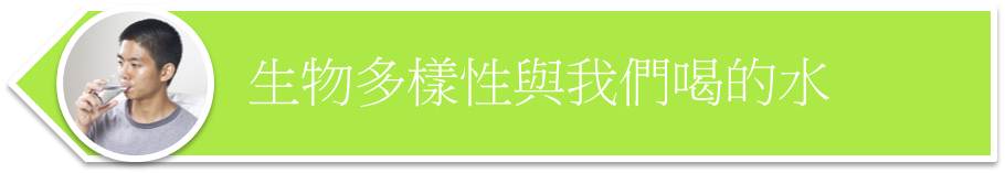 生物多樣性與我們喝的水